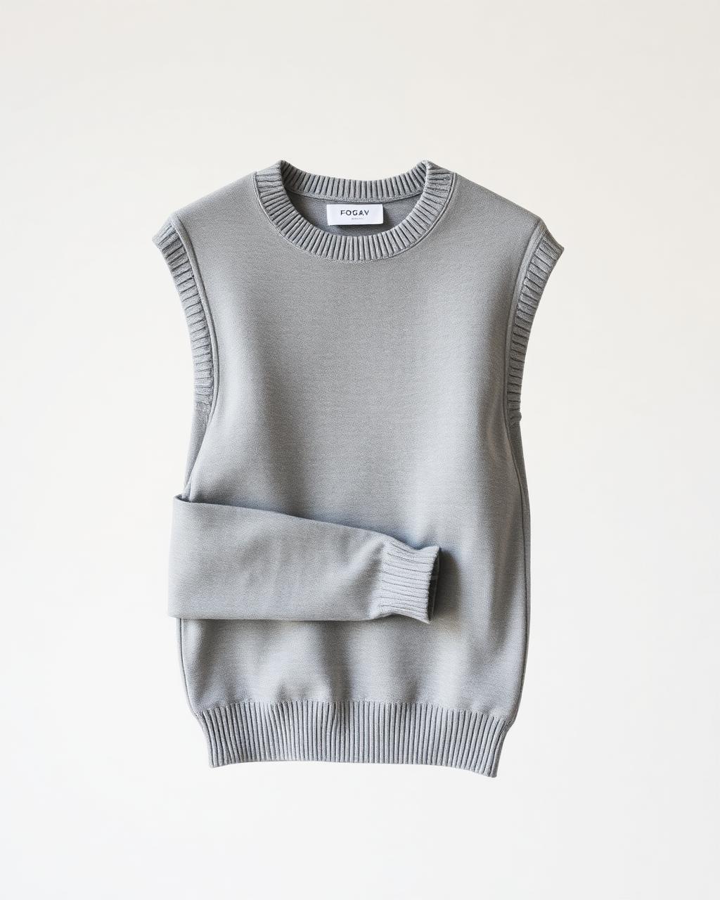 Merino Crew — Fog