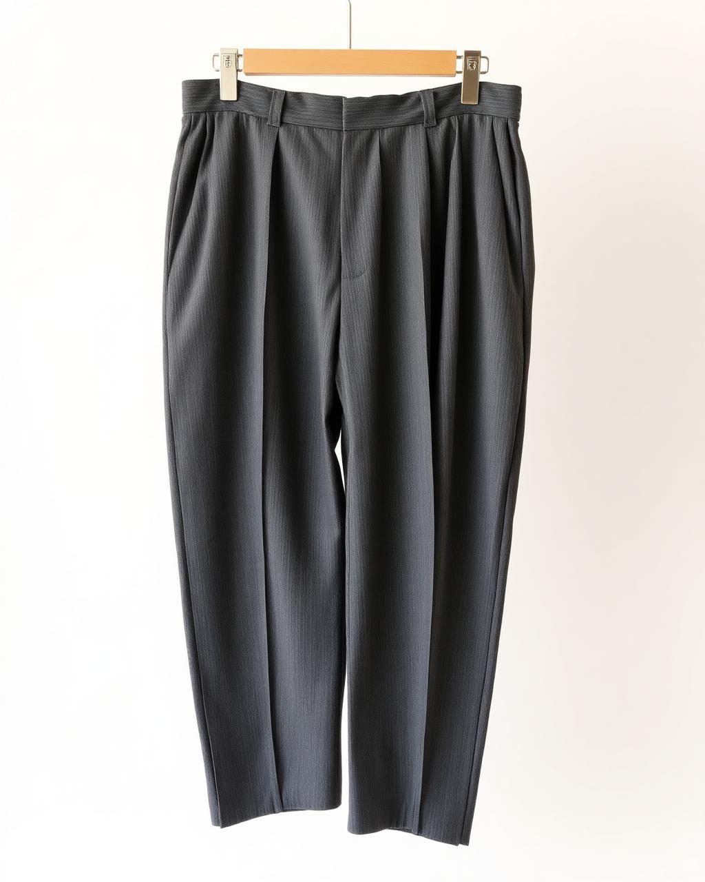 Pleated Trouser — Slate
